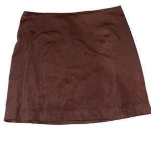 Forever 21 Rich Brown Mini Skirt